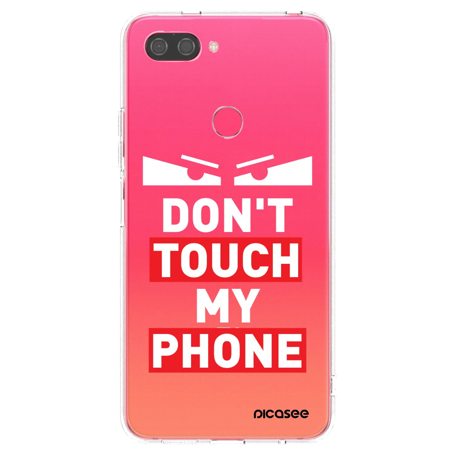 Picasee silikonski prozorni ovitek za Xiaomi Mi 8 Lite - Shadow Eye - Transparent