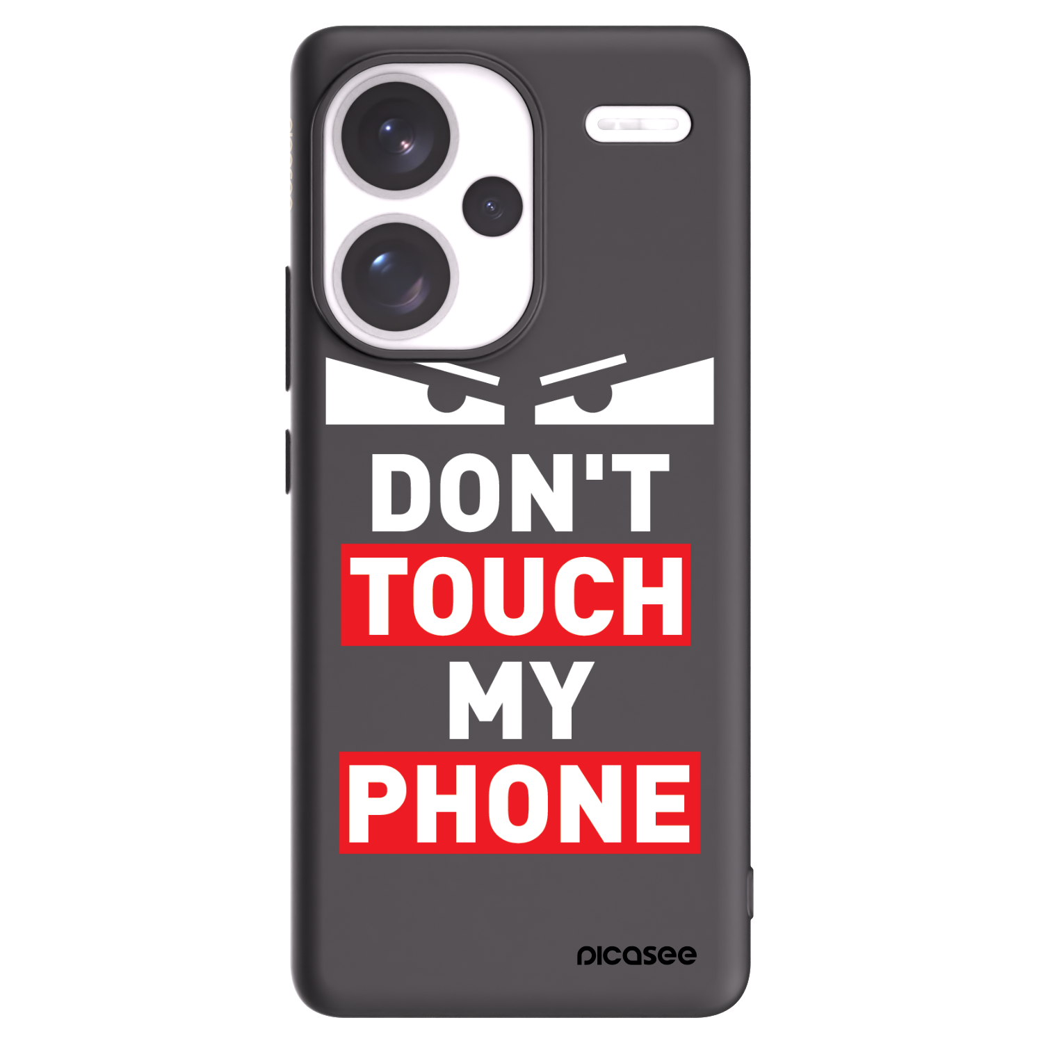 Picasee silikonski črni ovitek za Xiaomi Redmi Note 13 Pro+ 5G - Shadow Eye - Transparent