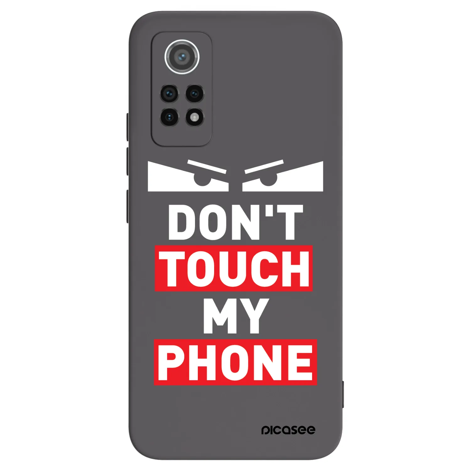 Picasee silikonski črni ovitek za Xiaomi Redmi Note 12 Pro 4G - Shadow Eye - Transparent