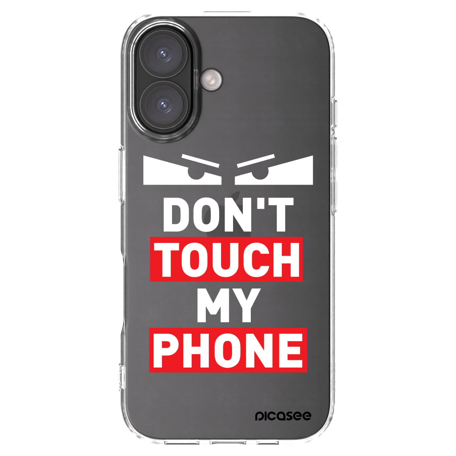 Picasee silikonski prozorni ovitek za Apple iPhone 16 - Shadow Eye - Transparent