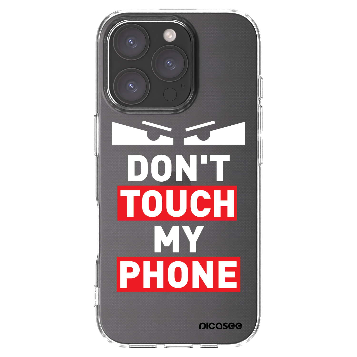 Picasee silikonski prozorni ovitek za Apple iPhone 16 Pro - Shadow Eye - Transparent