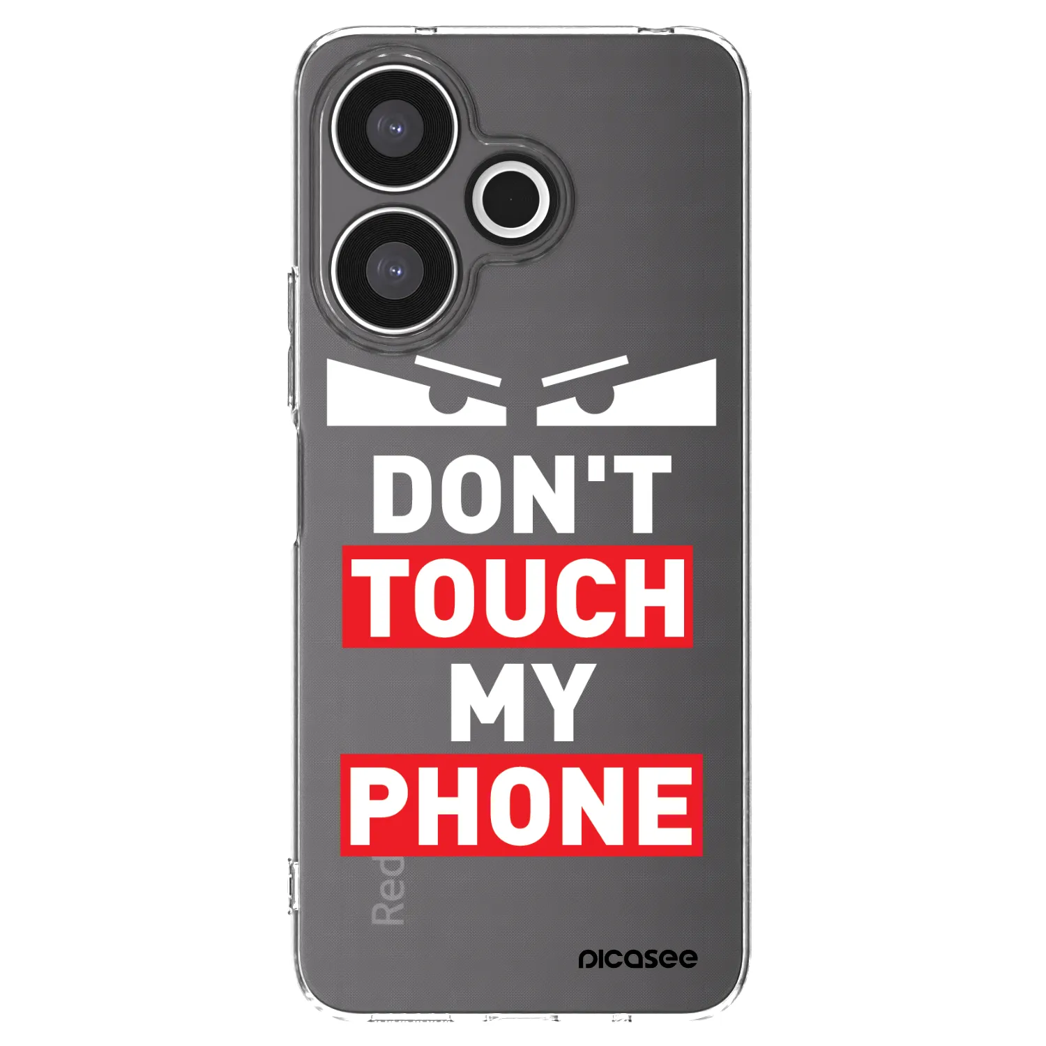 Picasee silikonski prozorni ovitek za Xiaomi Redmi 13 4G - Shadow Eye - Transparent