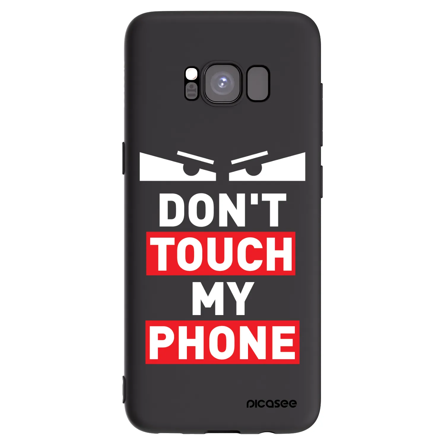 Picasee silikonski črni ovitek za Samsung Galaxy S8 G950F - Shadow Eye - Transparent