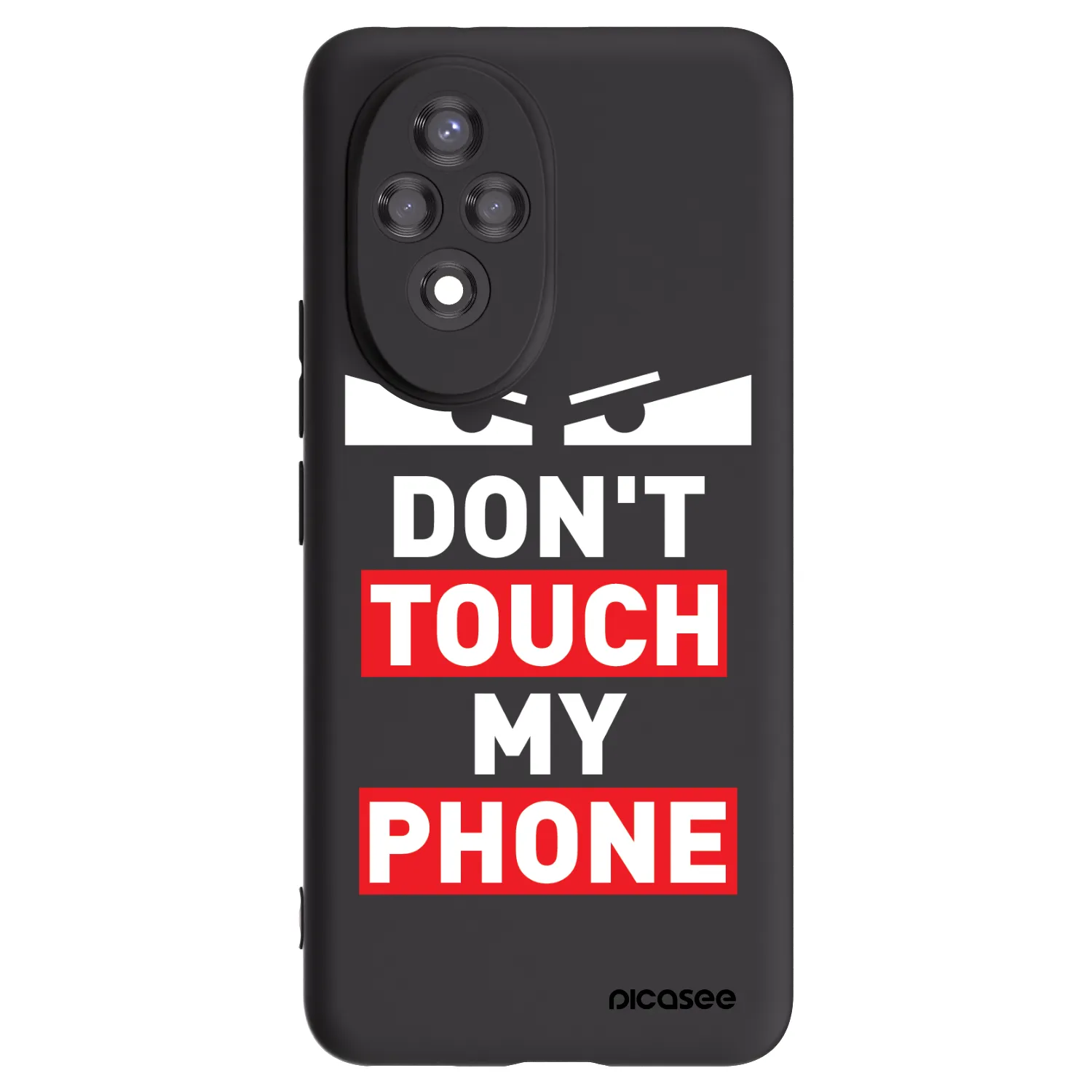 Picasee silikonski črni ovitek za Honor 200 Pro 5G - Shadow Eye - Transparent