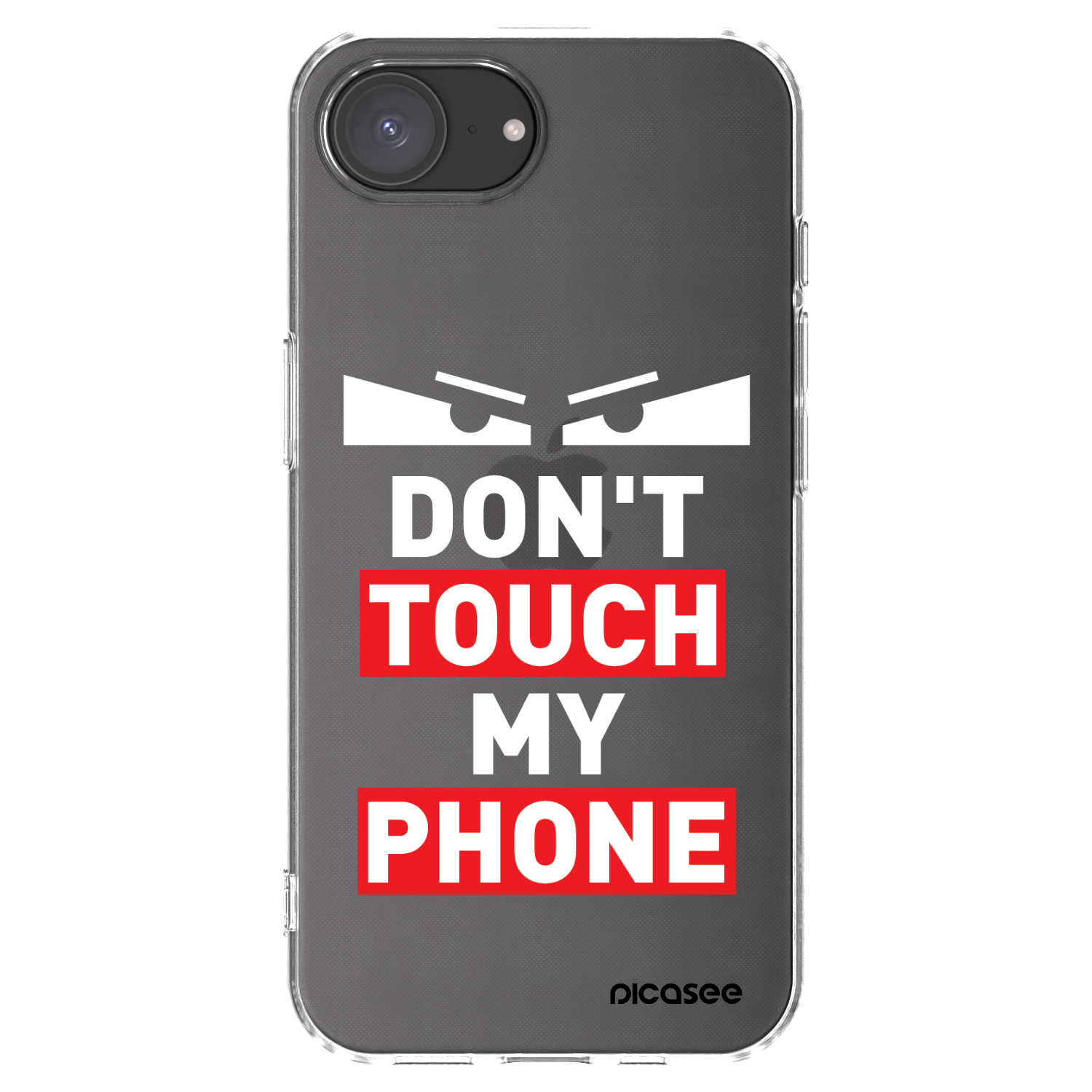 Picasee silikonski prozorni ovitek za Apple iPhone 16e - Shadow Eye - Transparent