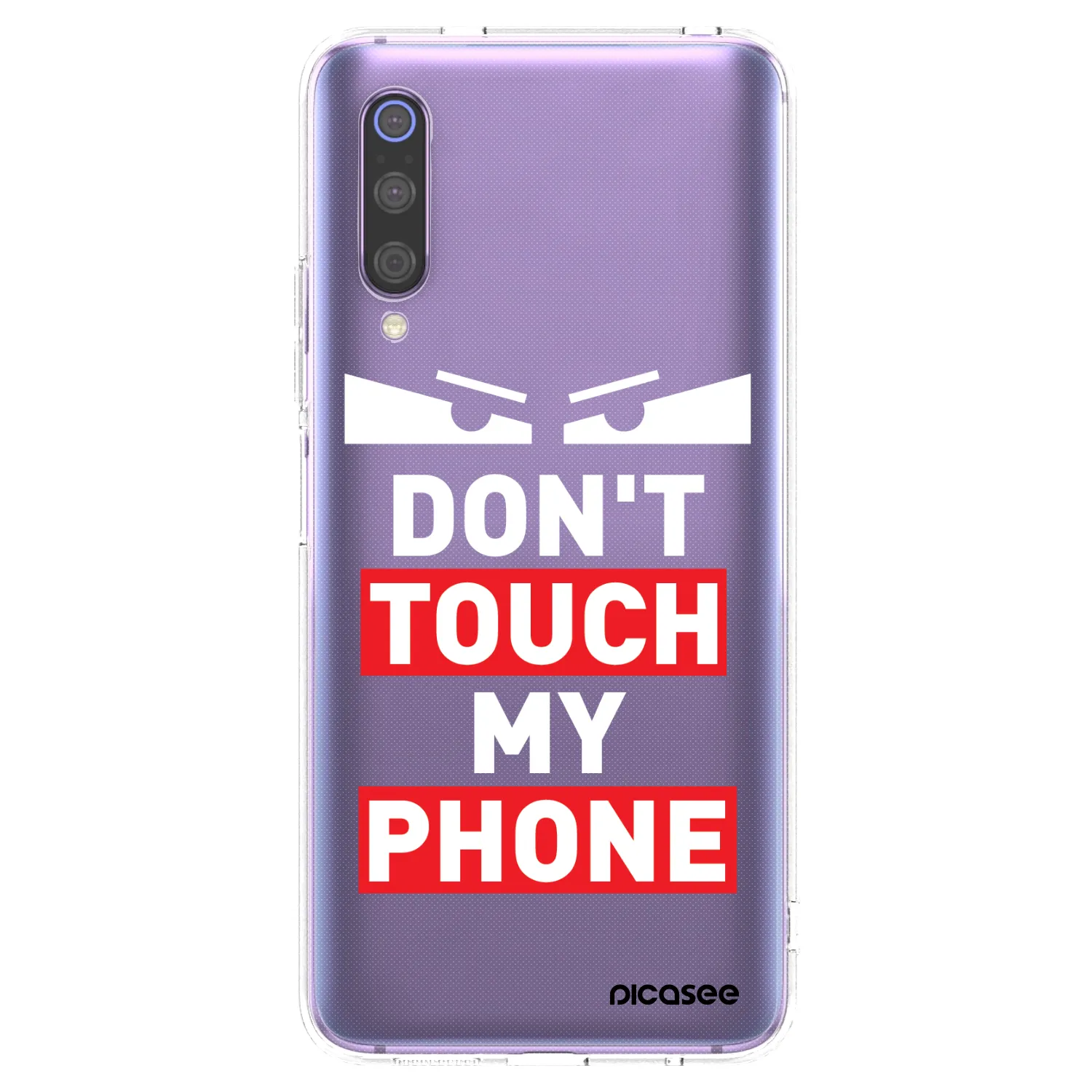 Picasee silikonski prozorni ovitek za Xiaomi Mi 9 - Shadow Eye - Transparent