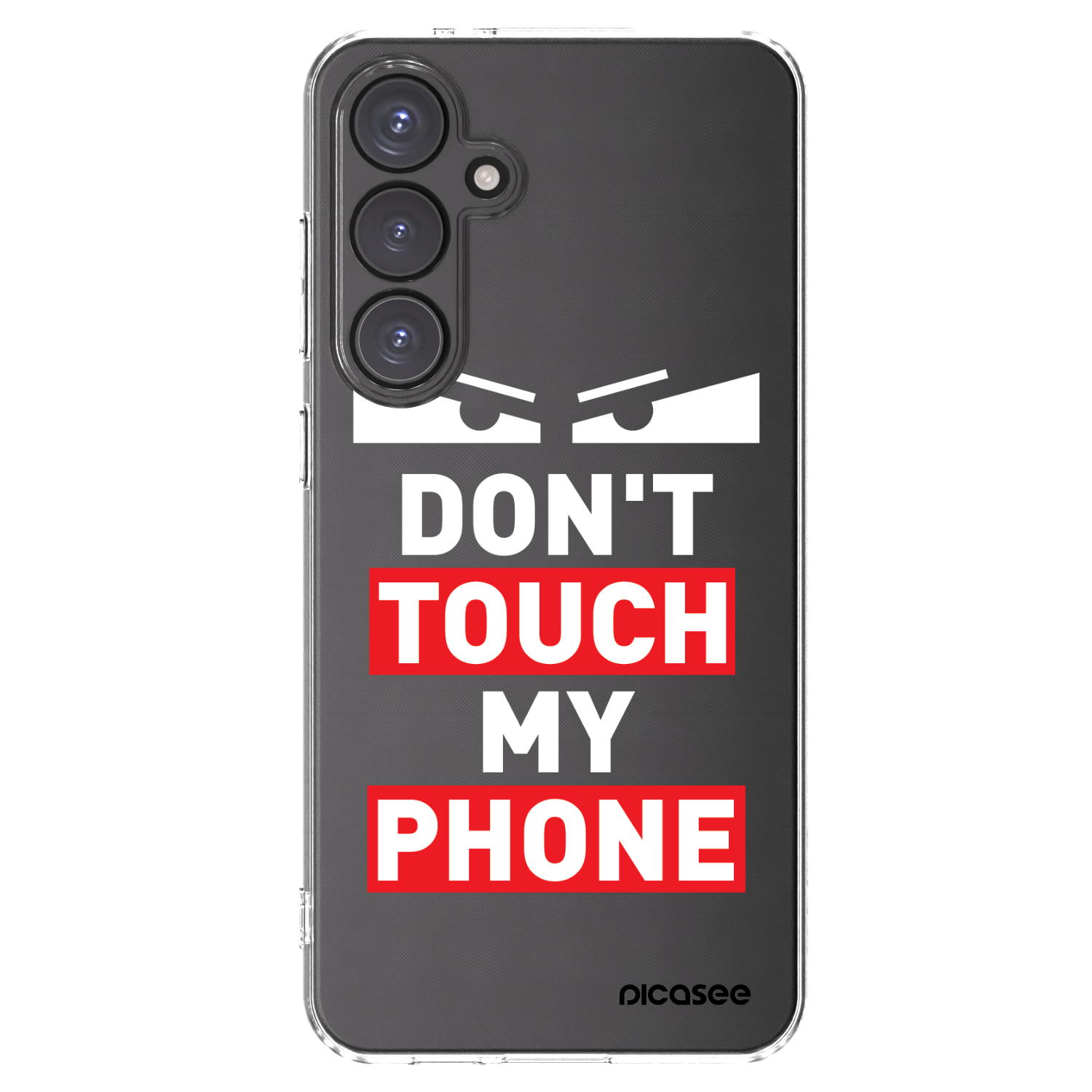 Picasee silikonski prozorni ovitek za Samsung Galaxy S24 FE S721B - Shadow Eye - Transparent