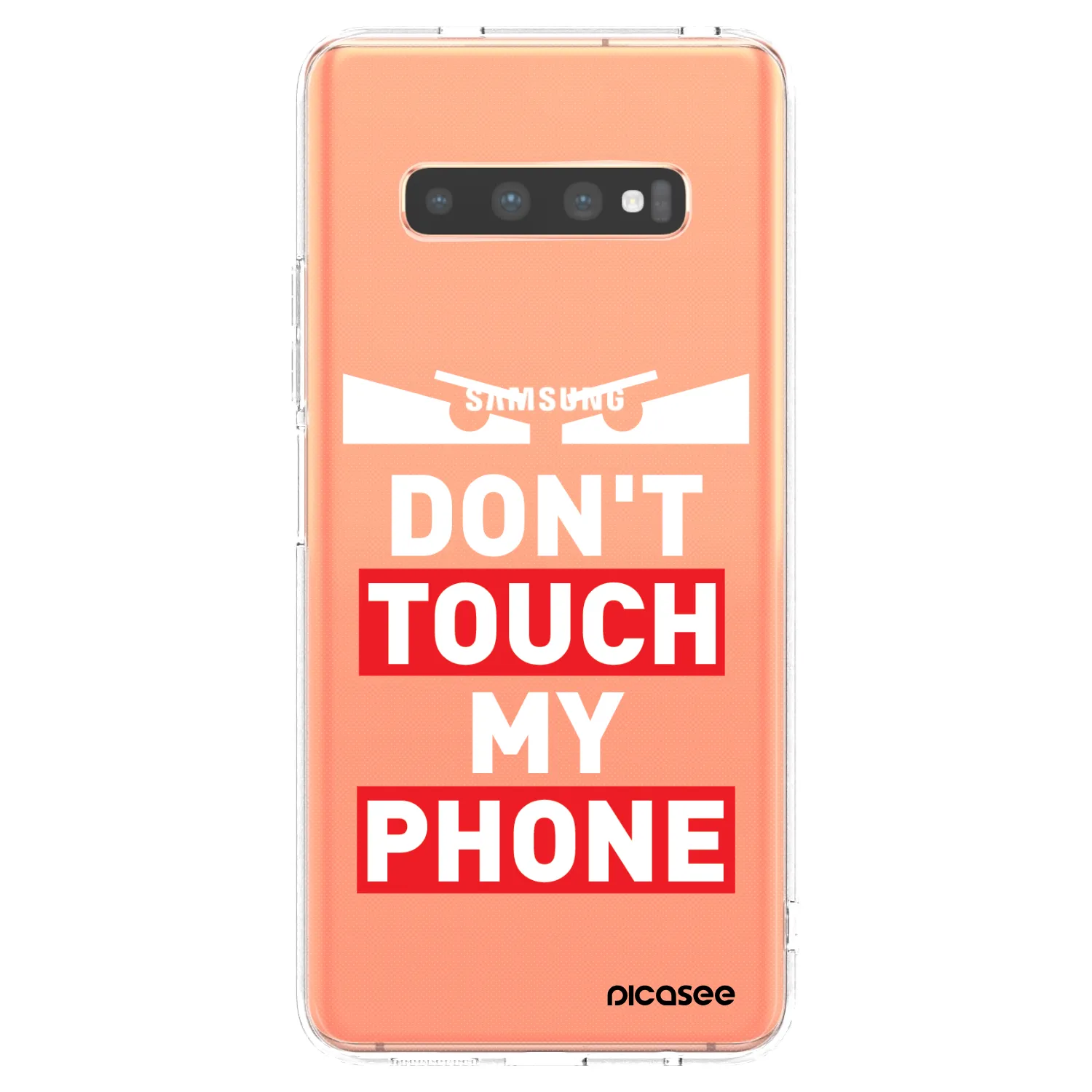 Picasee silikonski prozorni ovitek za Samsung Galaxy S10 Plus G975 - Shadow Eye - Transparent