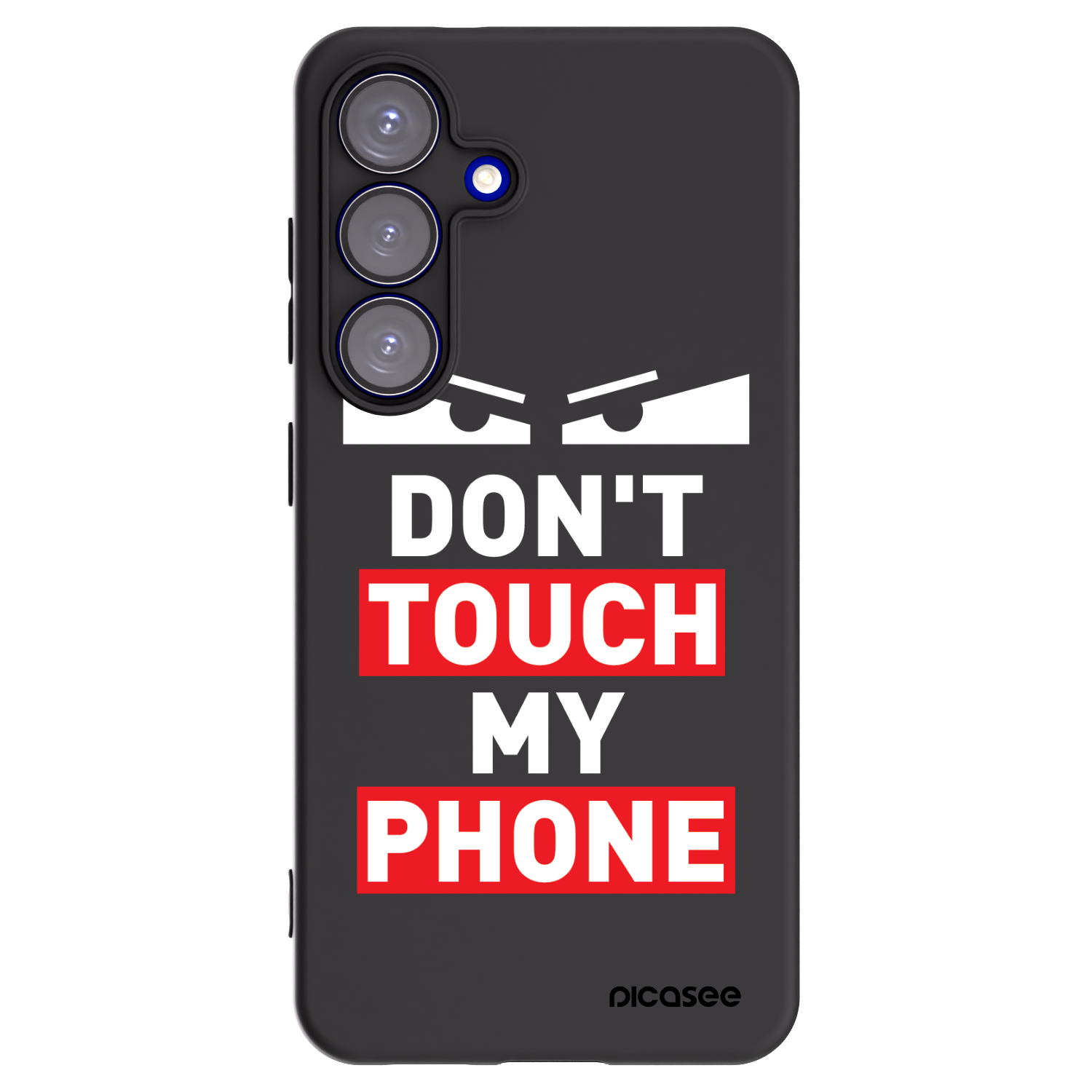 Picasee silikonski črni ovitek za Samsung Galaxy S25 5G - Shadow Eye - Transparent