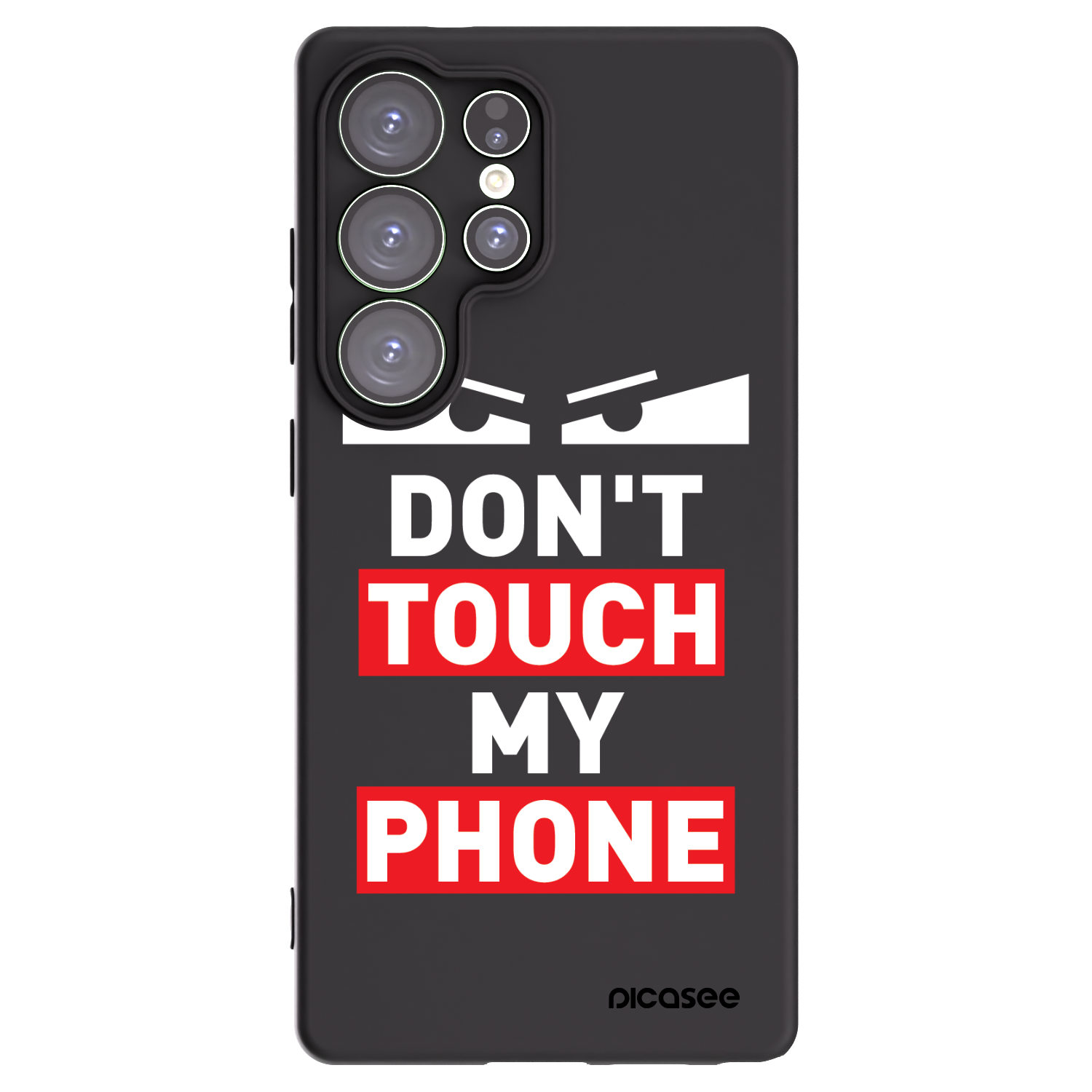 Picasee silikonski črni ovitek za Samsung Galaxy S25 Ultra 5G - Shadow Eye - Transparent