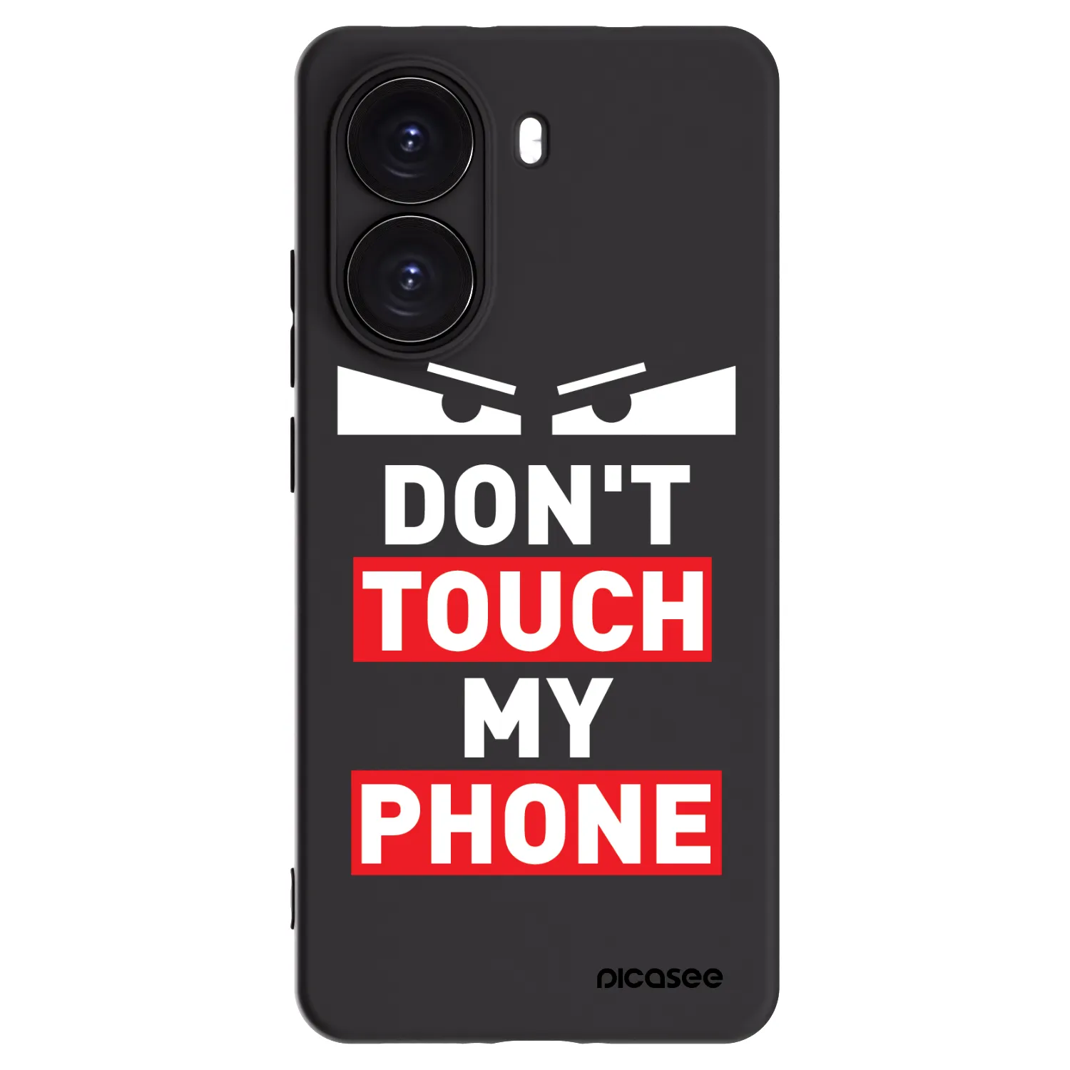 Picasee silikonski črni ovitek za Xiaomi Poco X7 Pro 5G - Shadow Eye - Transparent