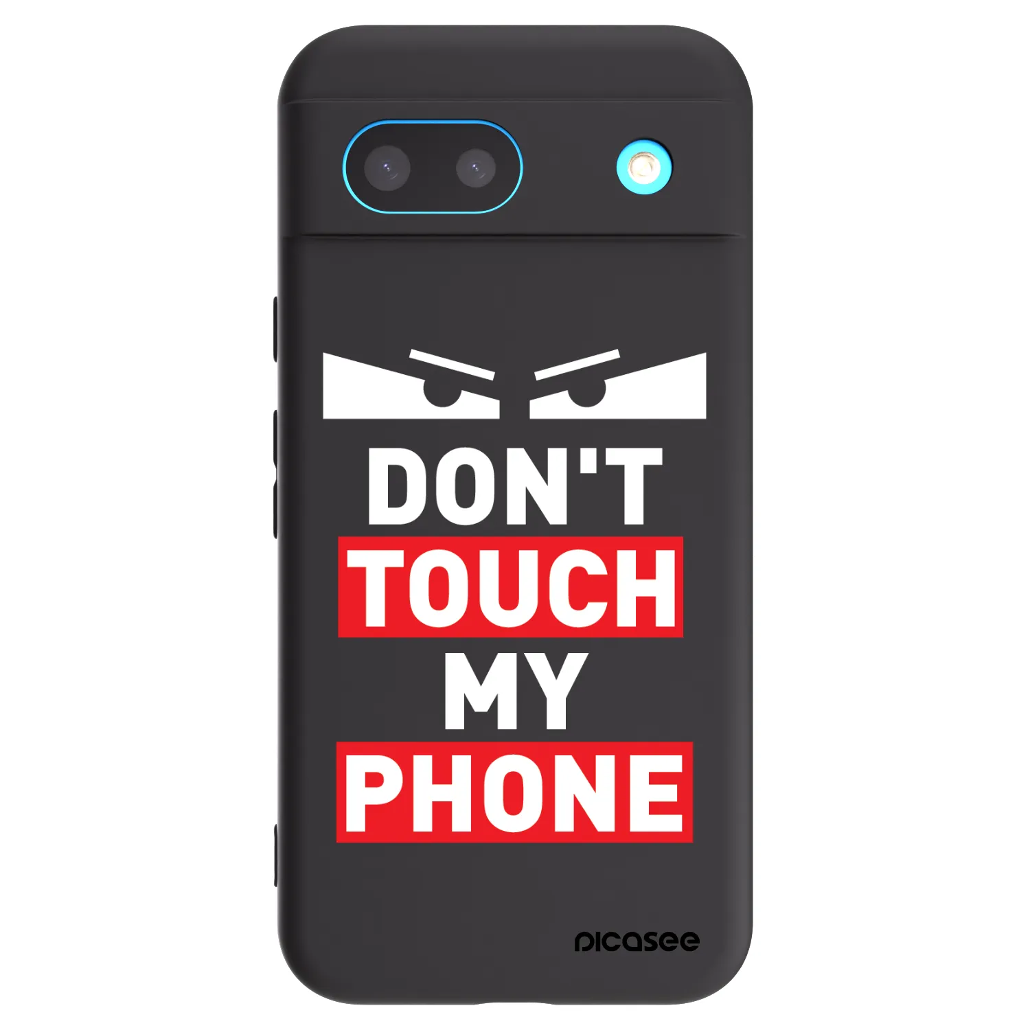 Picasee silikonski črni ovitek za Google Pixel 8a - Shadow Eye - Transparent