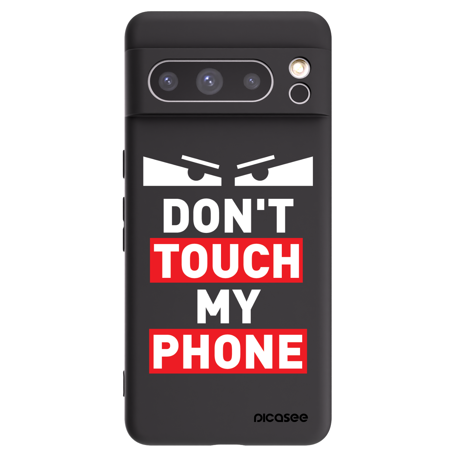 Picasee silikonski črni ovitek za Google Pixel 8 Pro - Shadow Eye - Transparent