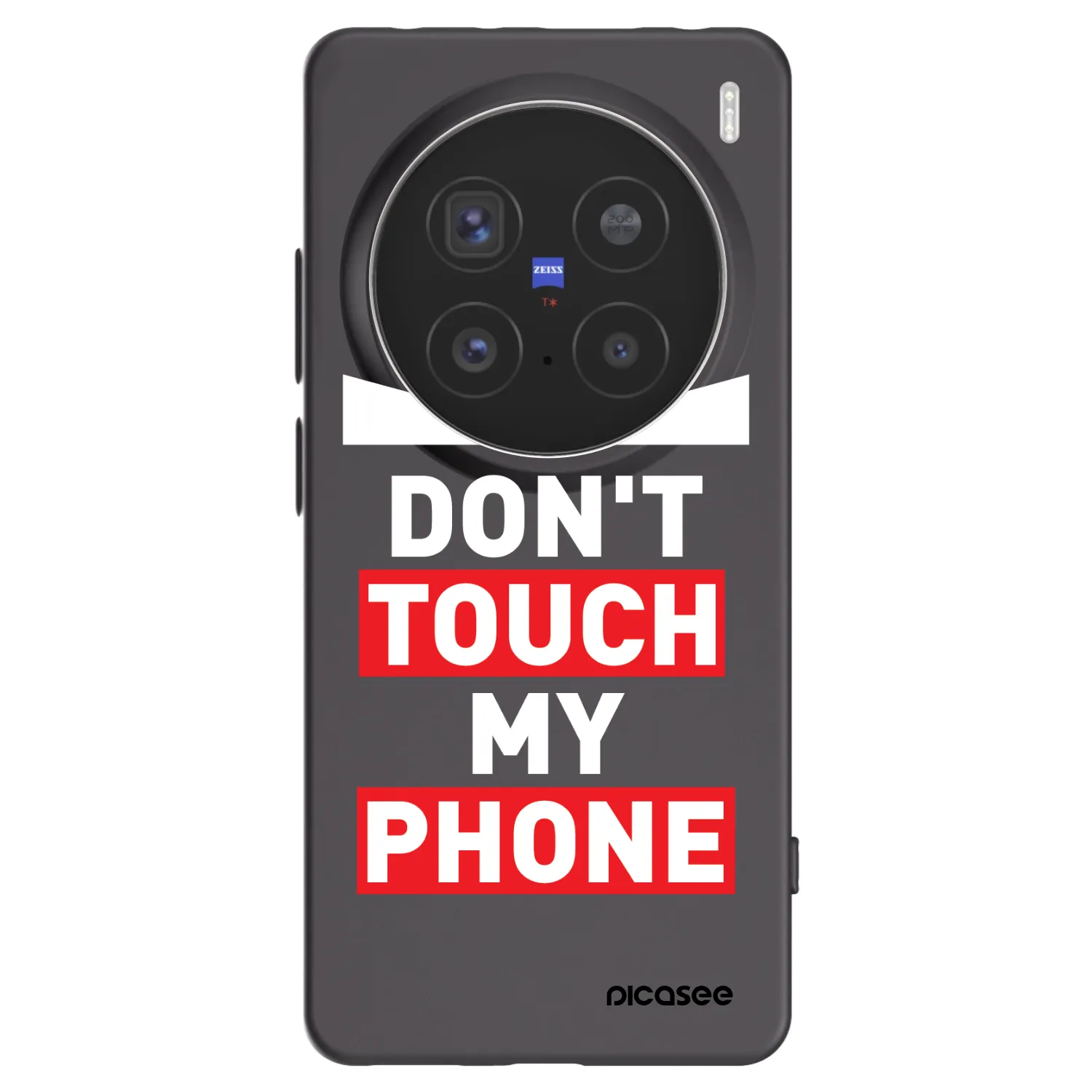 Picasee silikonski črni ovitek za Vivo X200 Pro - Shadow Eye - Transparent