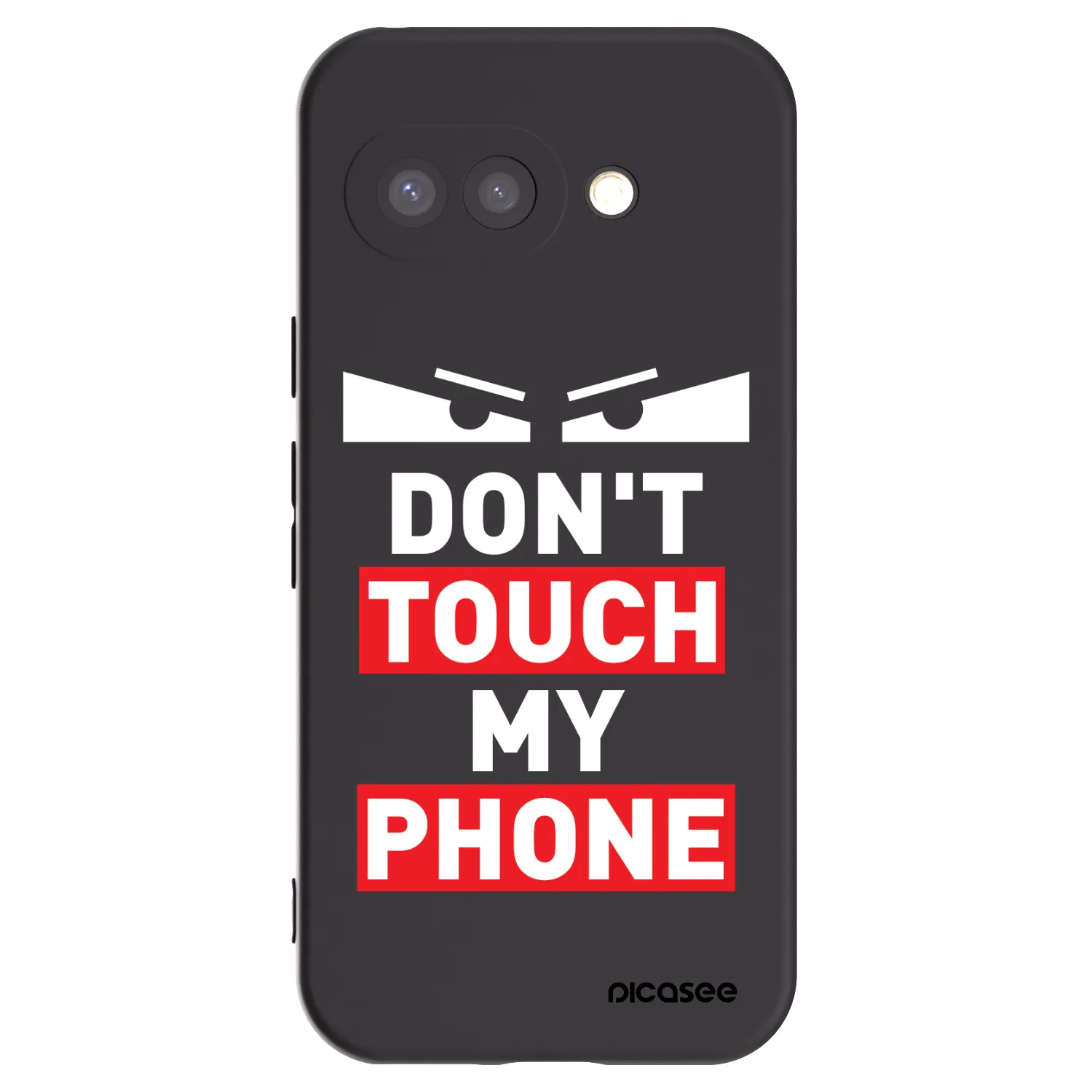 Picasee silikonski črni ovitek za Google Pixel 9a - Shadow Eye - Transparent