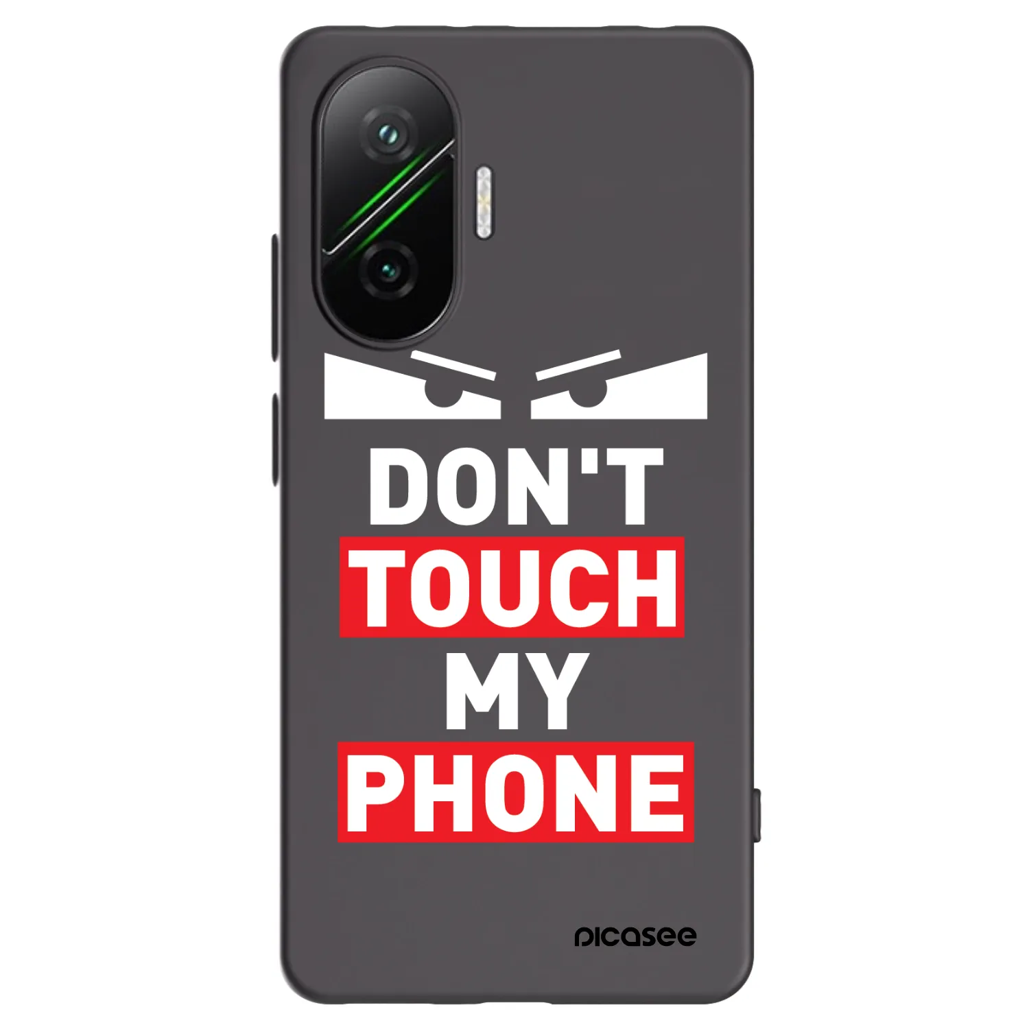 Picasee silikonski črni ovitek za Xiaomi Poco F7 Pro 5G - Shadow Eye - Transparent