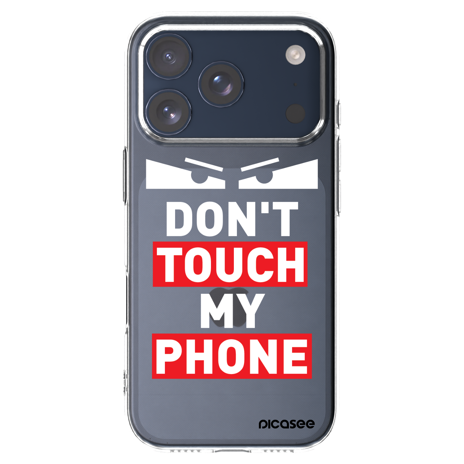 Picasee silikonski prozorni ovitek za Apple iPhone 17 Pro - Shadow Eye - Transparent