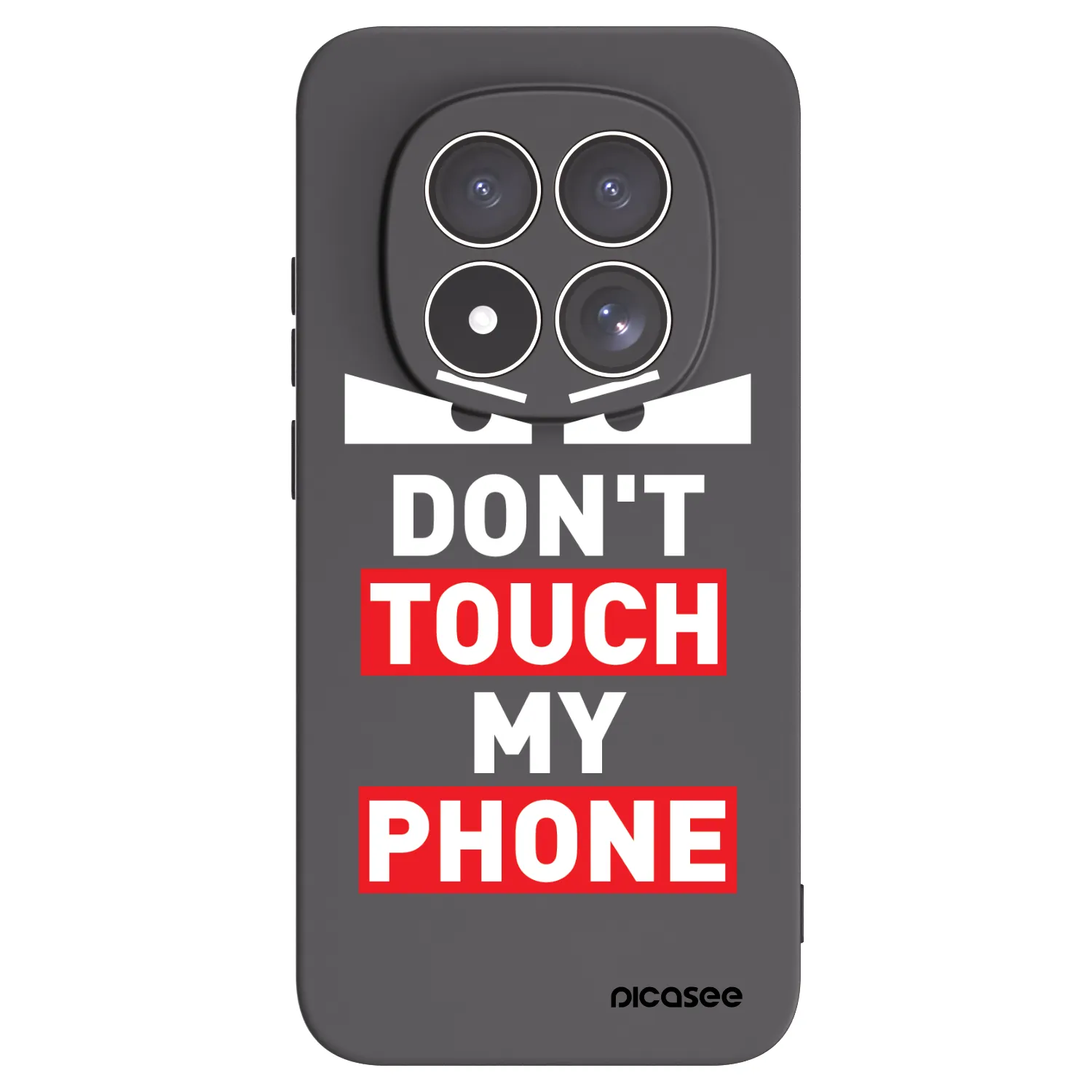 Picasee silikonski črni ovitek za Xiaomi Redmi Note 15 Pro 4G - Shadow Eye - Transparent