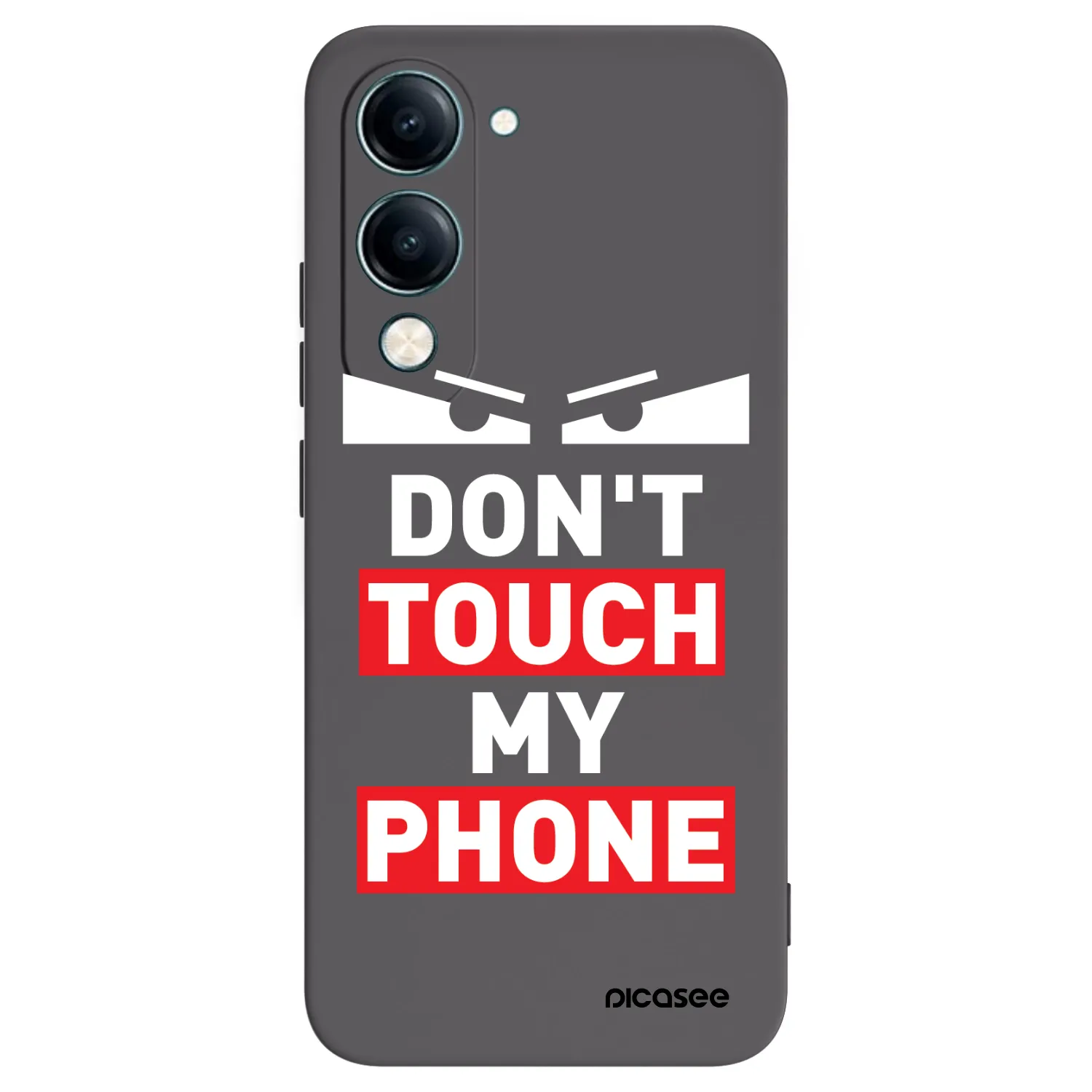 Picasee silikonski črni ovitek za Vivo Y29s 5G - Shadow Eye - Transparent