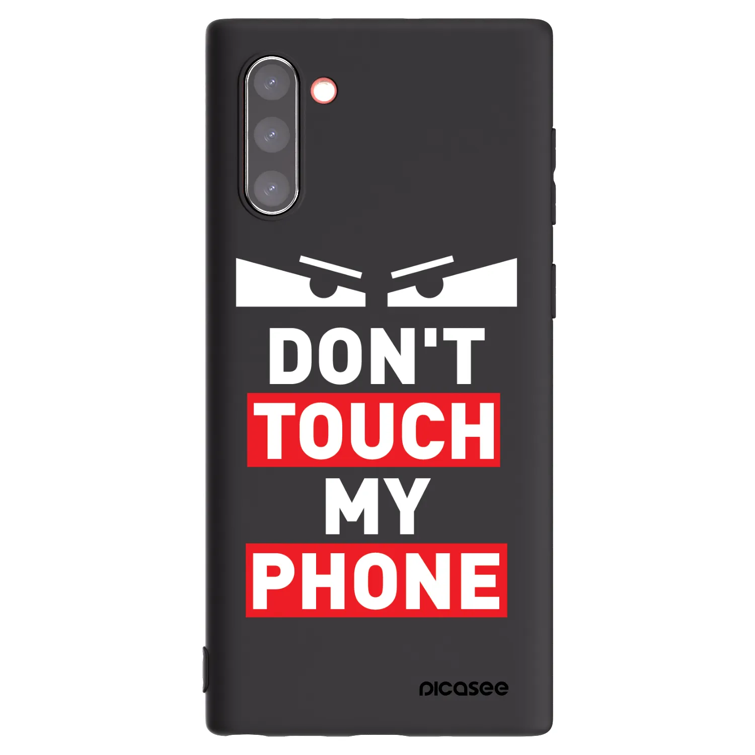 Picasee silikonski črni ovitek za Samsung Galaxy Note 10 N970F - Shadow Eye - Transparent