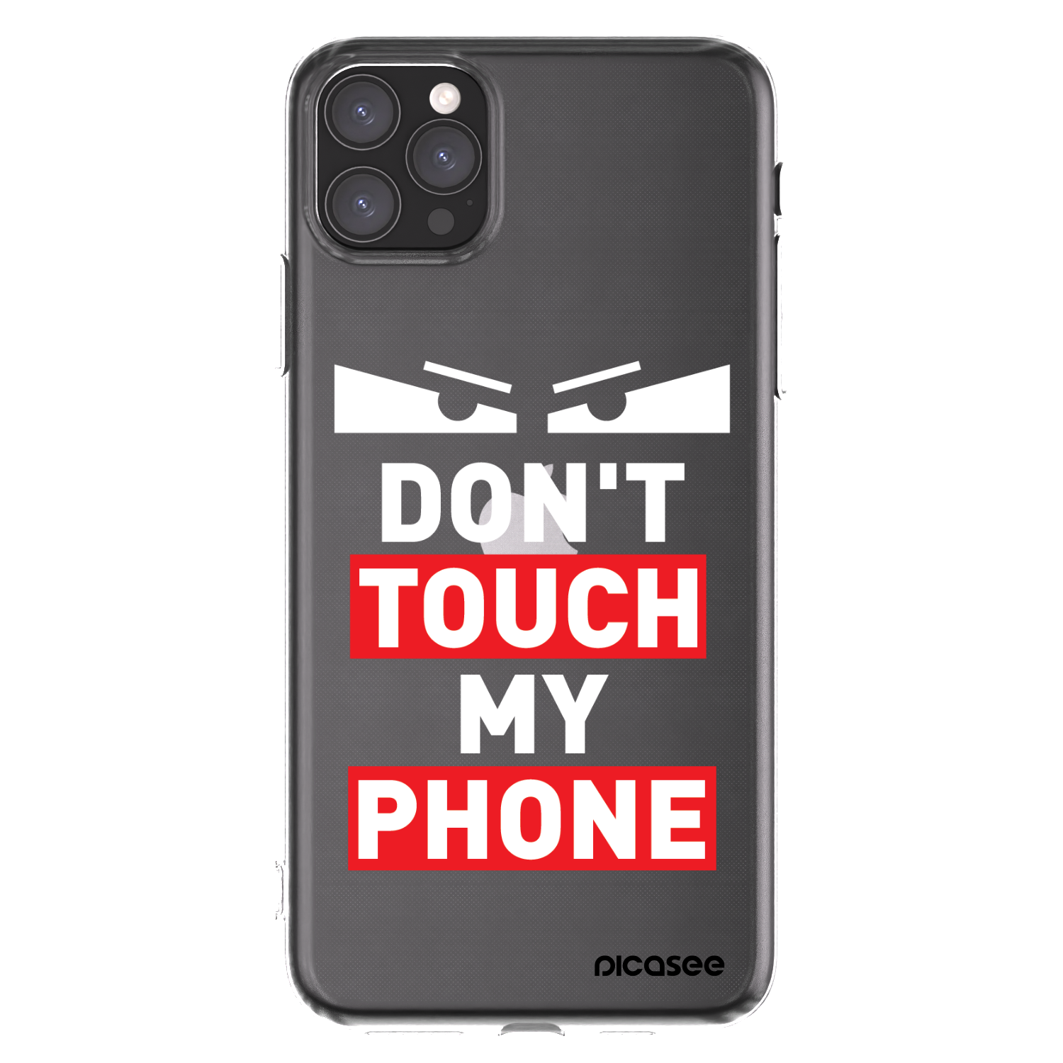 Picasee silikonski prozorni ovitek za Apple iPhone 11 Pro Max - Shadow Eye - Transparent