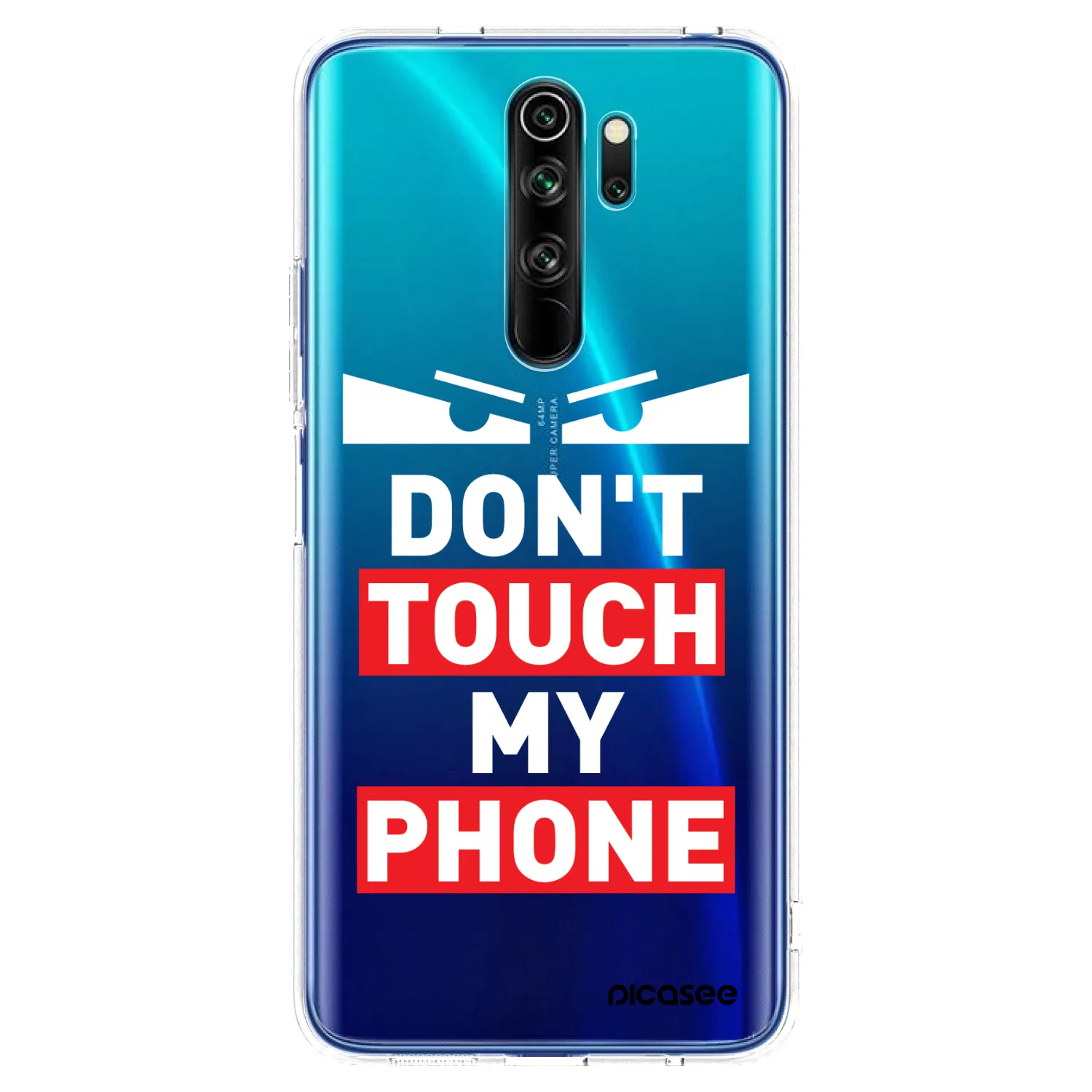 Picasee silikonski prozorni ovitek za Xiaomi Redmi Note 8 Pro - Shadow Eye - Transparent