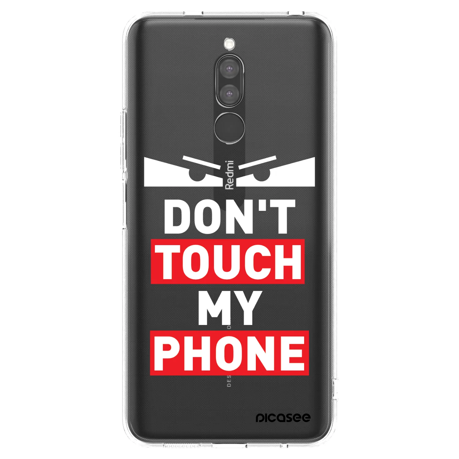 Picasee silikonski prozorni ovitek za Xiaomi Redmi 8 - Shadow Eye - Transparent