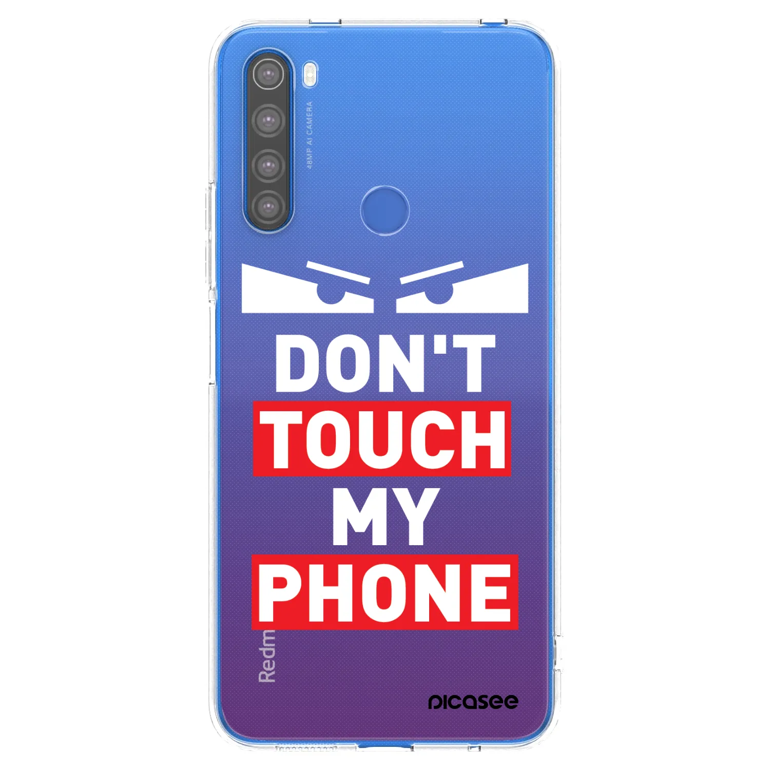 Picasee silikonski prozorni ovitek za Xiaomi Redmi Note 8T - Shadow Eye - Transparent
