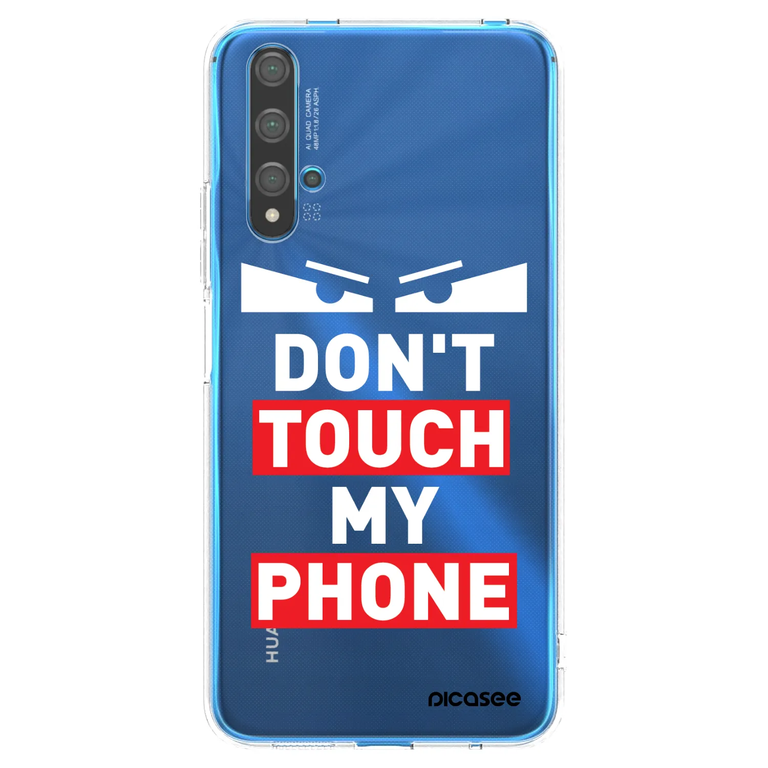 Picasee silikonski prozorni ovitek za Huawei Nova 5T - Shadow Eye - Transparent