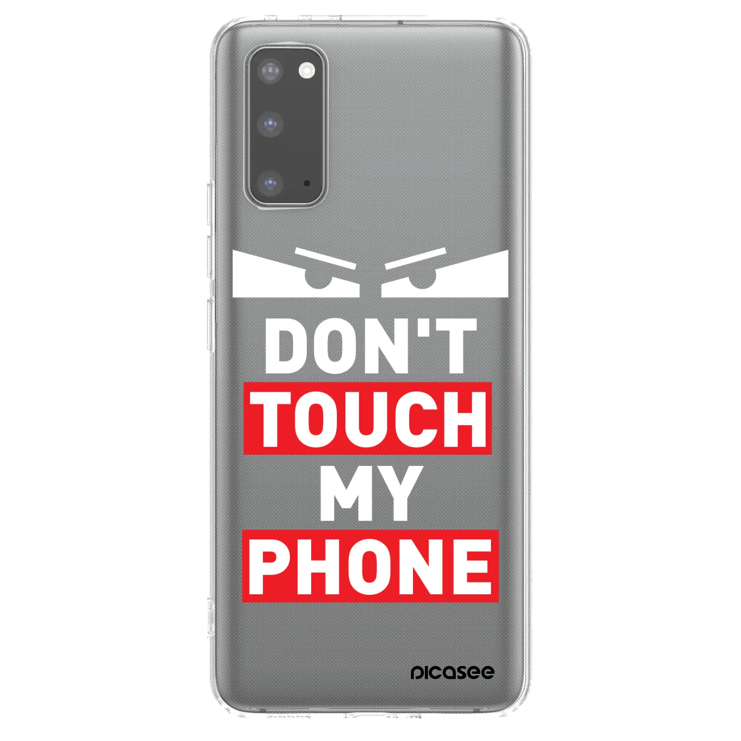 Picasee silikonski prozorni ovitek za Samsung Galaxy S20 G980F - Shadow Eye - Transparent