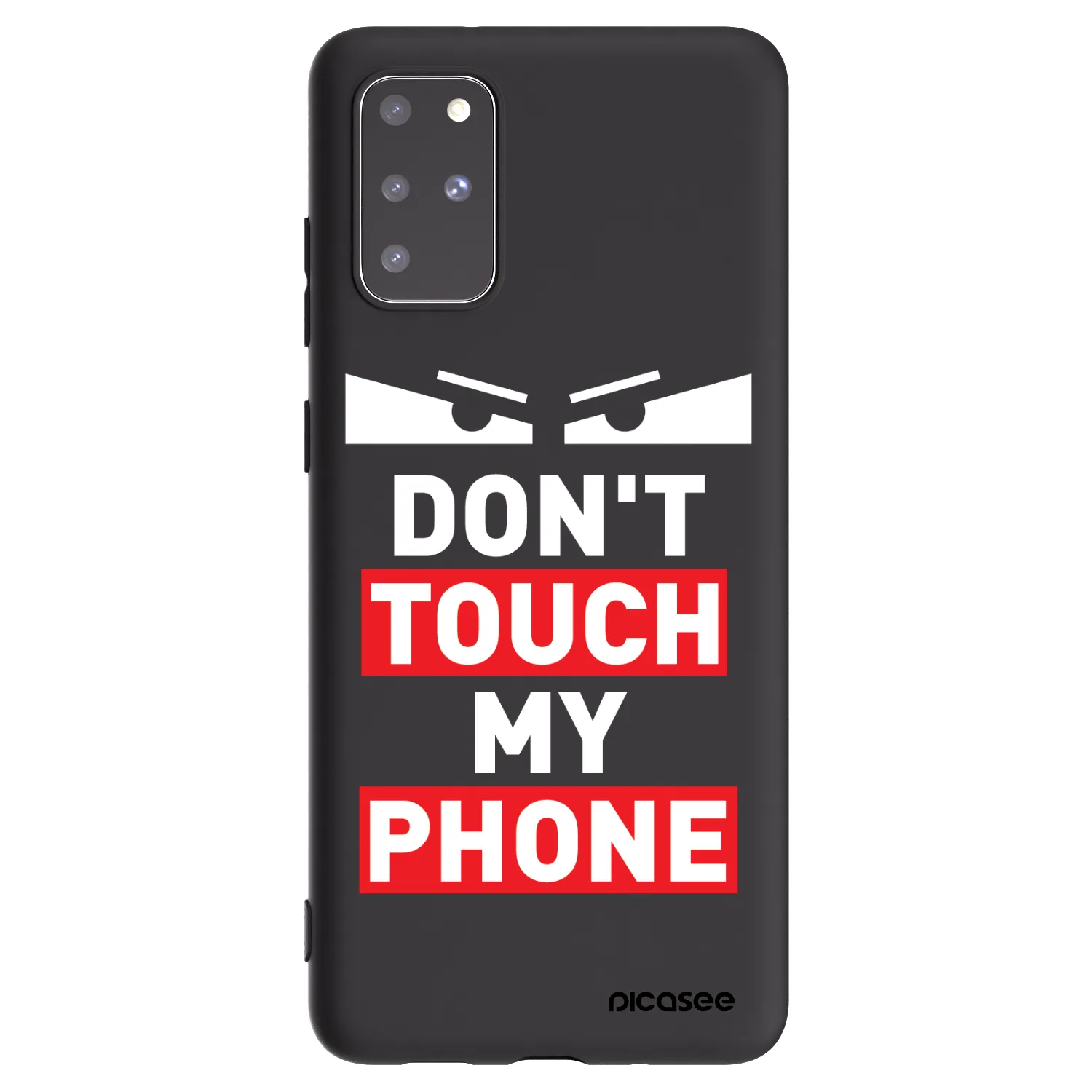 Picasee silikonski črni ovitek za Samsung Galaxy S20+ G985F - Shadow Eye - Transparent