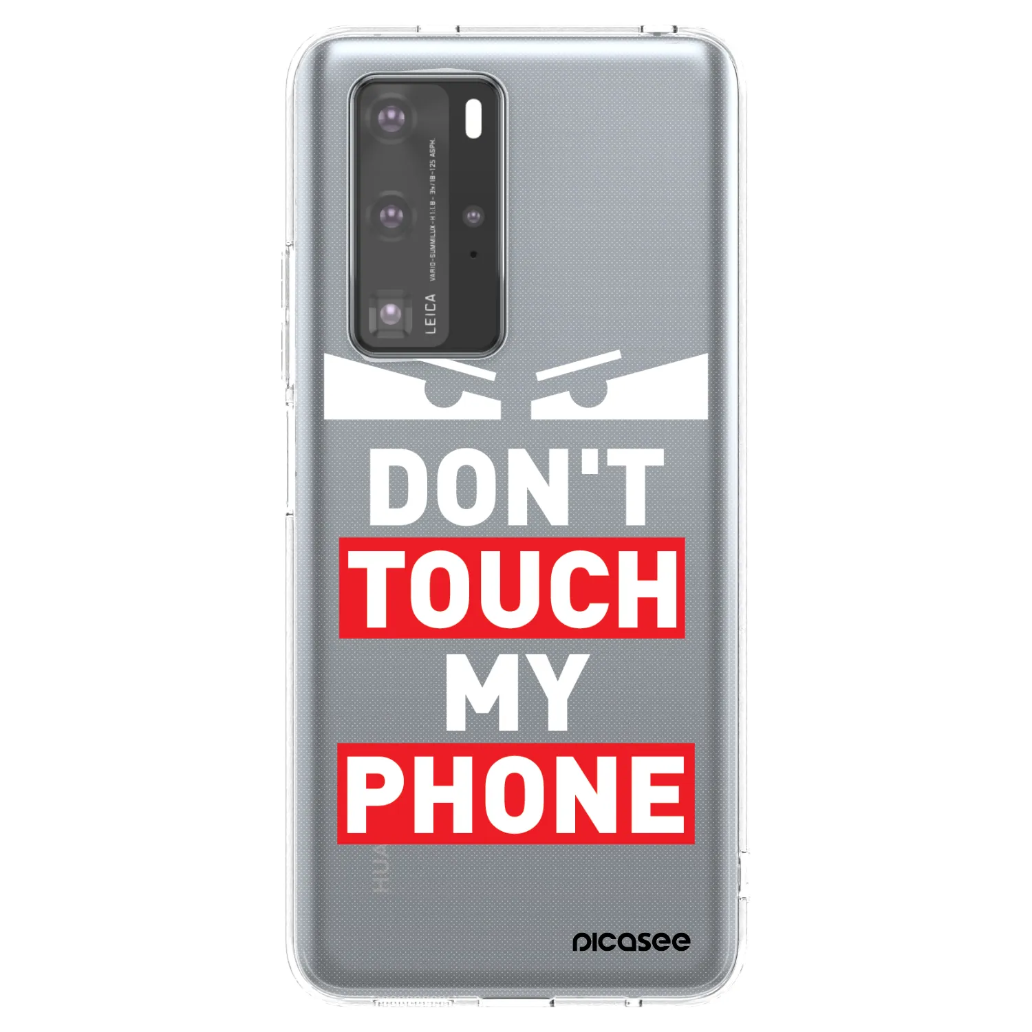 Picasee silikonski prozorni ovitek za Huawei P40 Pro - Shadow Eye - Transparent