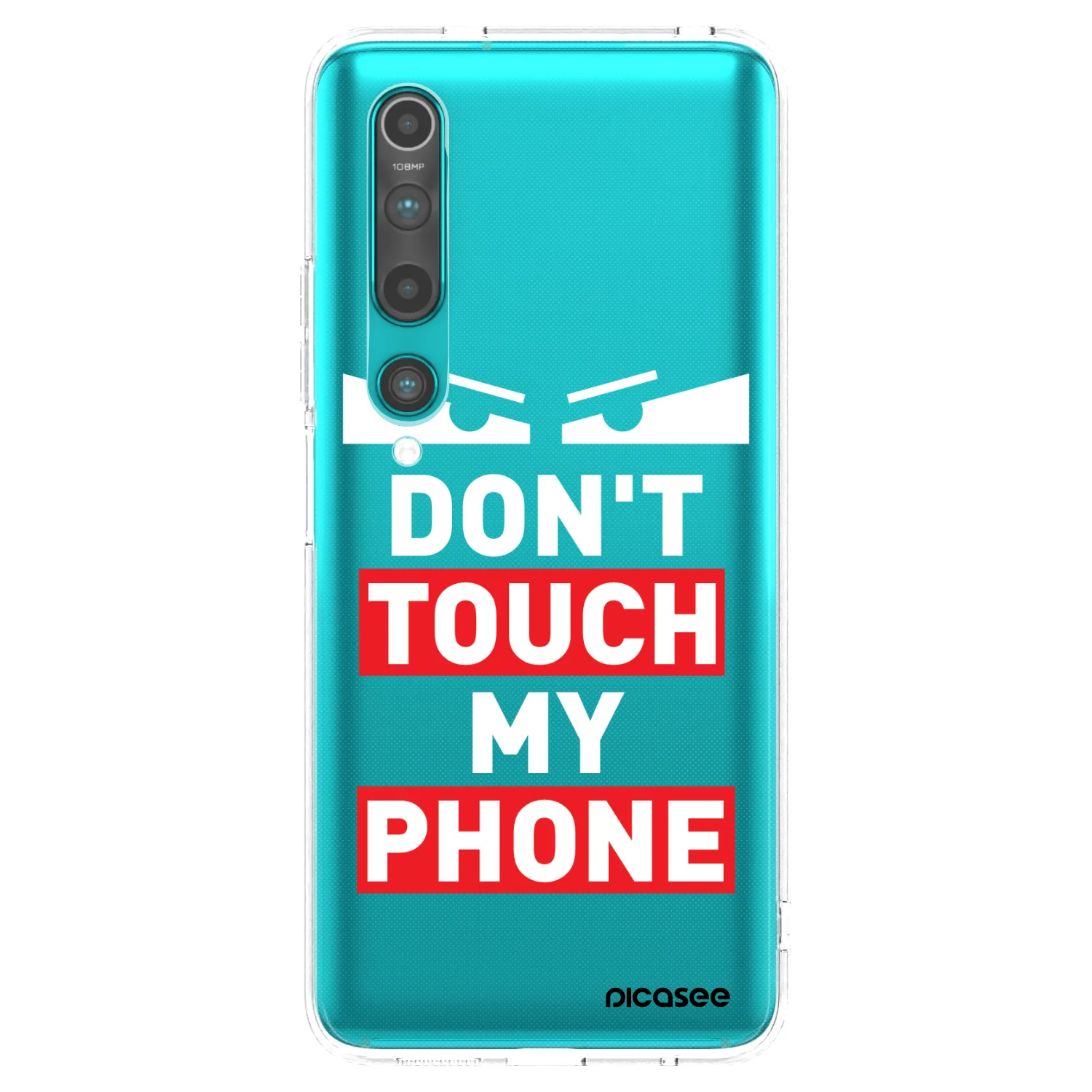 Picasee silikonski prozorni ovitek za Xiaomi Mi 10 - Shadow Eye - Transparent