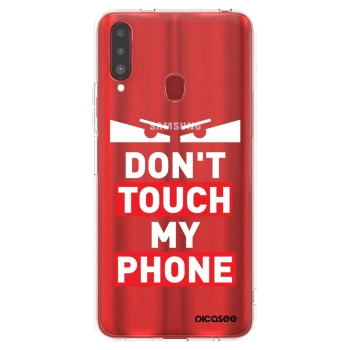 Picasee silikonski prozorni ovitek za Samsung Galaxy A20s - Shadow Eye - Transparent