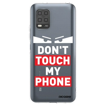 Picasee silikonski prozorni ovitek za Xiaomi Mi 10 Lite - Shadow Eye - Transparent