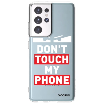 Picasee silikonski prozorni ovitek za Samsung Galaxy S21 Ultra 5G G998B - Shadow Eye - Transparent