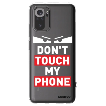 Picasee silikonski prozorni ovitek za Xiaomi Redmi Note 10 - Shadow Eye - Transparent