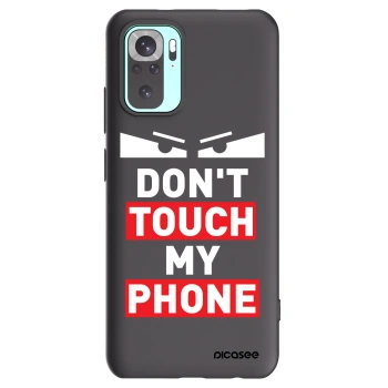 Picasee silikonski črni ovitek za Xiaomi Redmi Note 10 Pro - Shadow Eye - Transparent