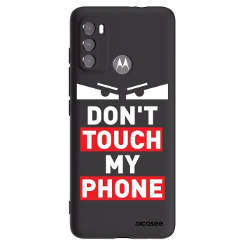 Picasee silikonski črni ovitek za Motorola Moto G60 - Shadow Eye - Transparent