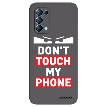 Picasee silikonski črni ovitek za OPPO Reno 5 5G - Shadow Eye - Transparent