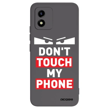 Picasee silikonski črni ovitek za Vivo Y01 - Shadow Eye - Transparent