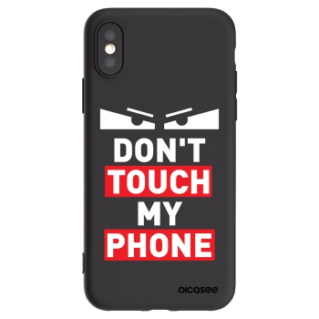 Picasee silikonski črni ovitek za Apple iPhone X/XS - Shadow Eye - Transparent