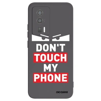 Picasee silikonski črni ovitek za Xiaomi Poco F5 Pro 5G - Shadow Eye - Transparent