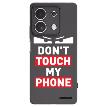 Picasee silikonski črni ovitek za Xiaomi Redmi Note 13 4G - Shadow Eye - Transparent