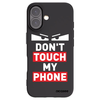 Picasee silikonski črni ovitek za Apple iPhone 16 - Shadow Eye - Transparent