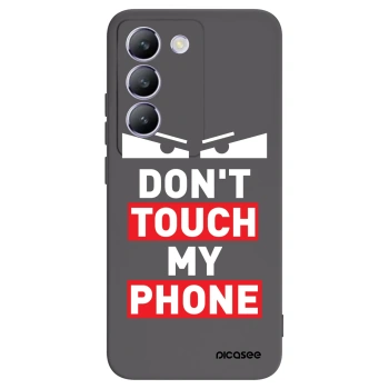 Picasee silikonski črni ovitek za Vivo V40 SE 5G - Shadow Eye - Transparent