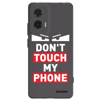 Picasee silikonski črni ovitek za Motorola Moto G35 5G - Shadow Eye - Transparent