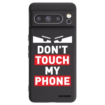 Picasee silikonski črni ovitek za Google Pixel 8 Pro - Shadow Eye - Transparent