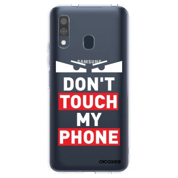 Picasee silikonski prozorni ovitek za Samsung Galaxy A40 A405F - Shadow Eye - Transparent