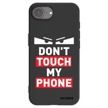 Picasee silikonski črni ovitek za Apple iPhone 17e - Shadow Eye - Transparent